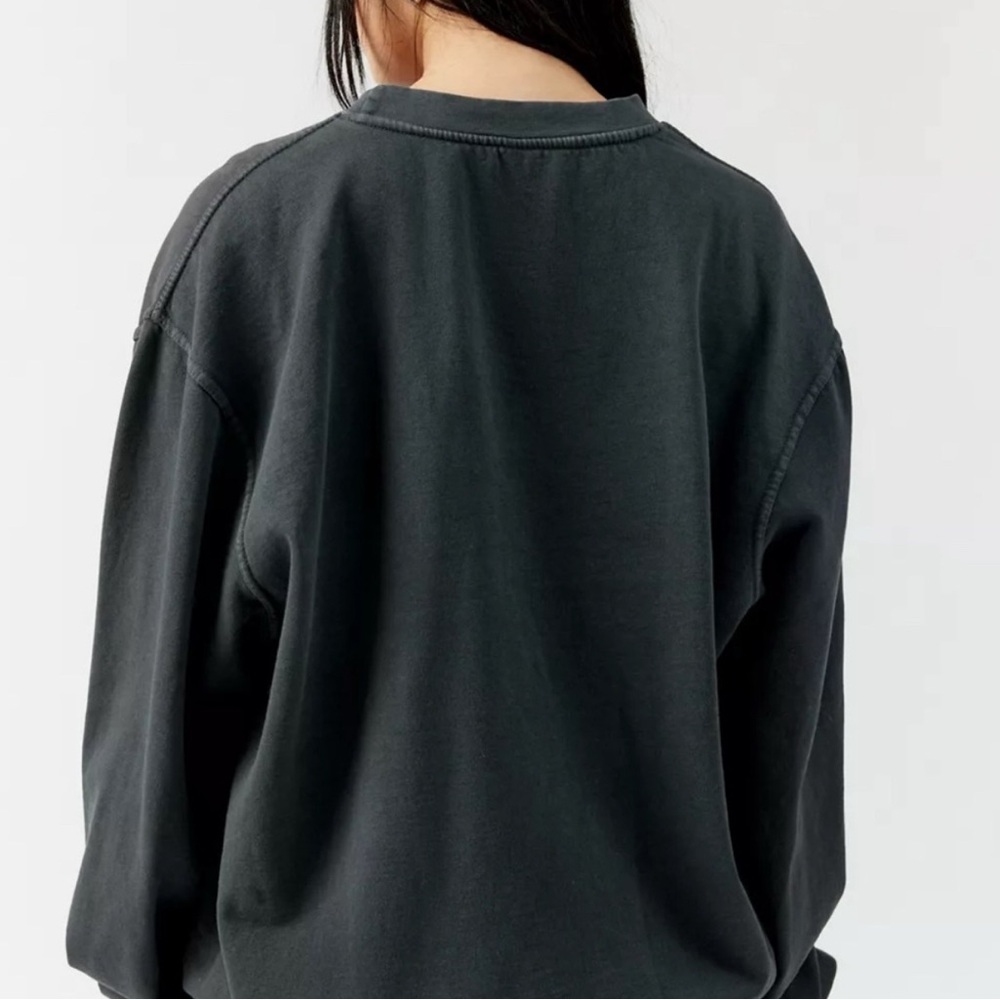 Urban Outfitters Black Sweatshirt with Pink Bow - Picture 5 of 11